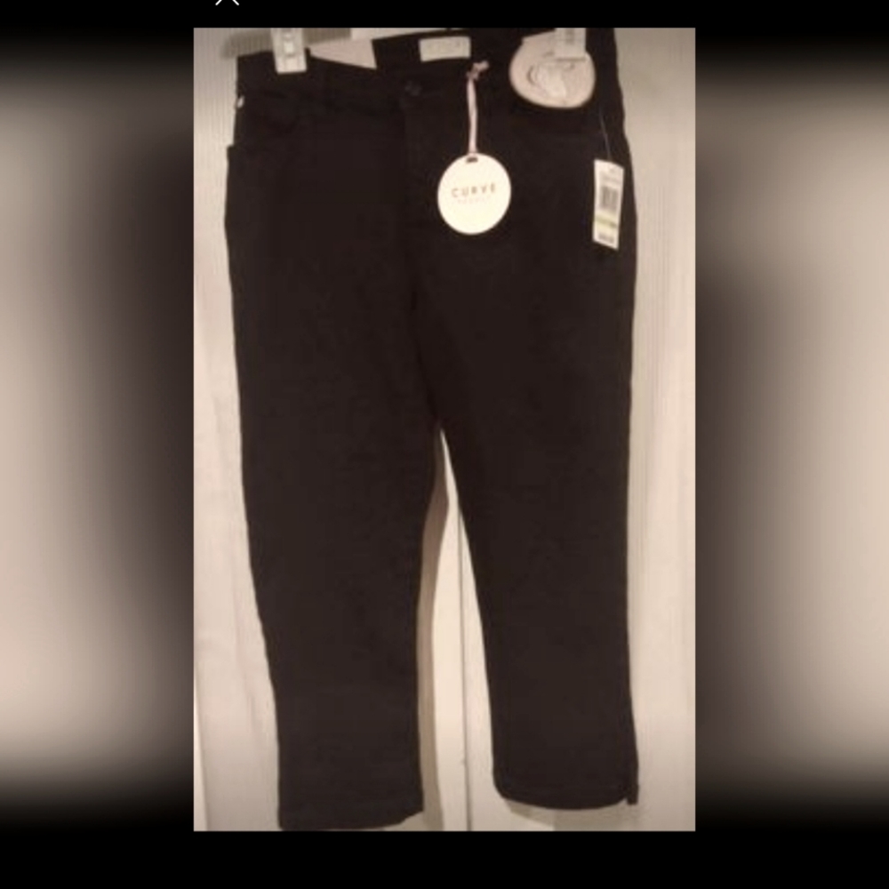 NWT - Curve Appeal black skinny jeans - lifts, sculpts & builds, sz 4/27